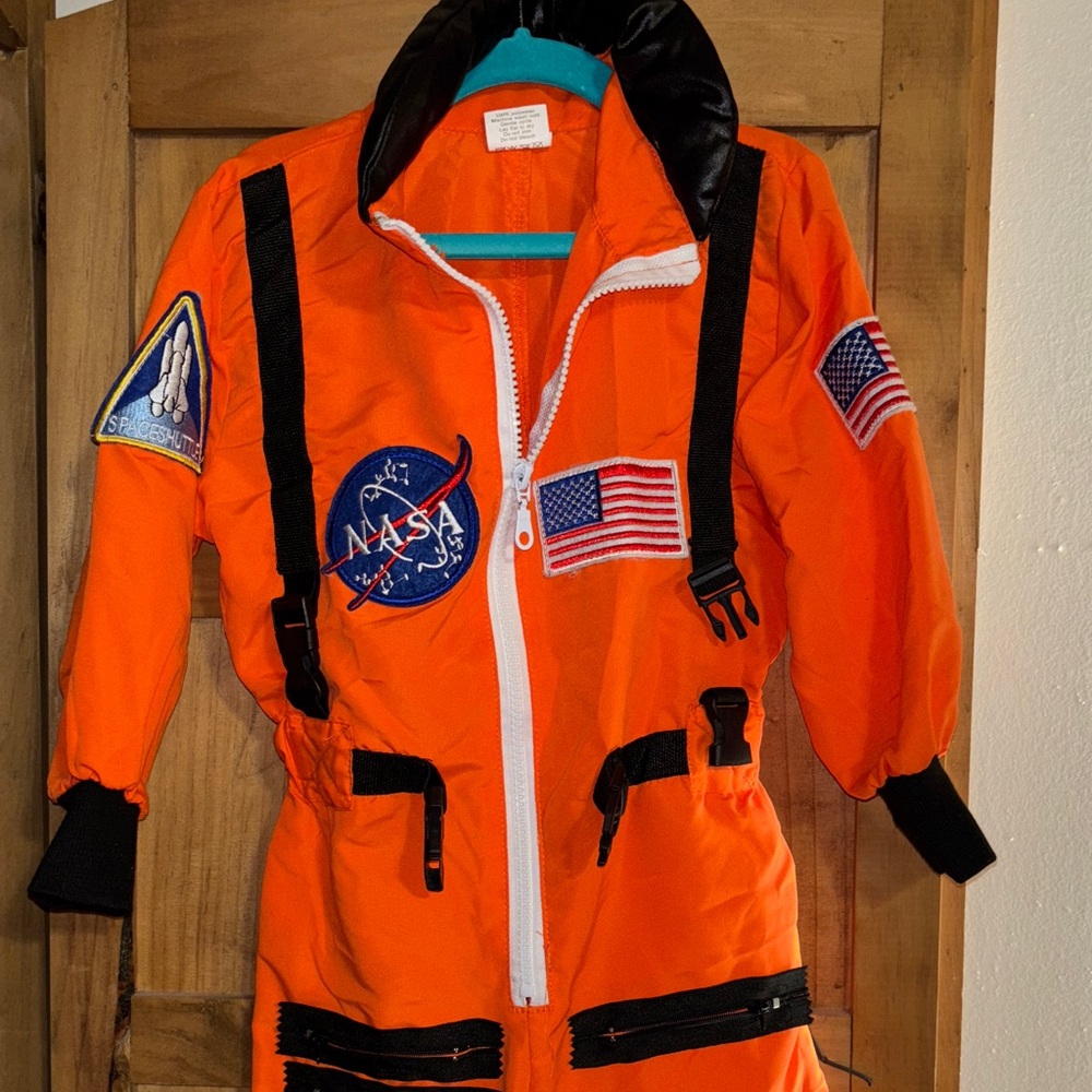 Orange NASA Space Suit Costume